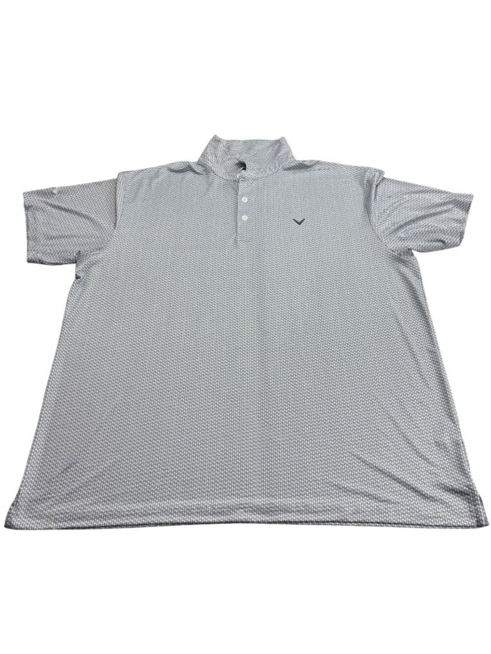 Callaway Opti-Dri Mens XXL Polo Golf Shirt Patterned Short Sleeve